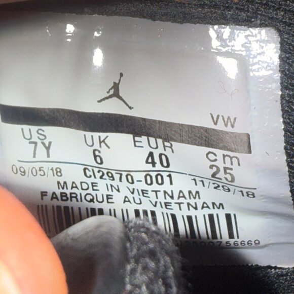 Nike Jordan 4 Retro Laser, 30th Anniversary 2019, Y7 - Picture 11 of 13